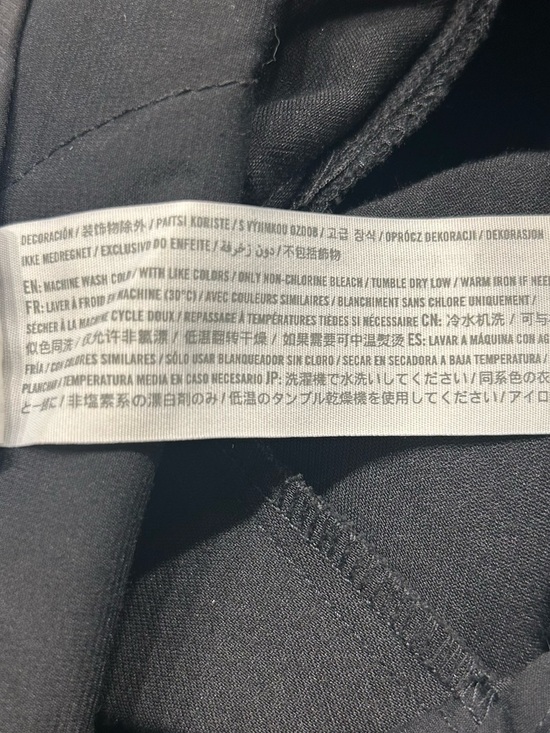 Abercrombie & Fitch Women’s Black A&F Sloane Tailored Wide Leg Pants Sz 25 Short - Picture 14 of 14